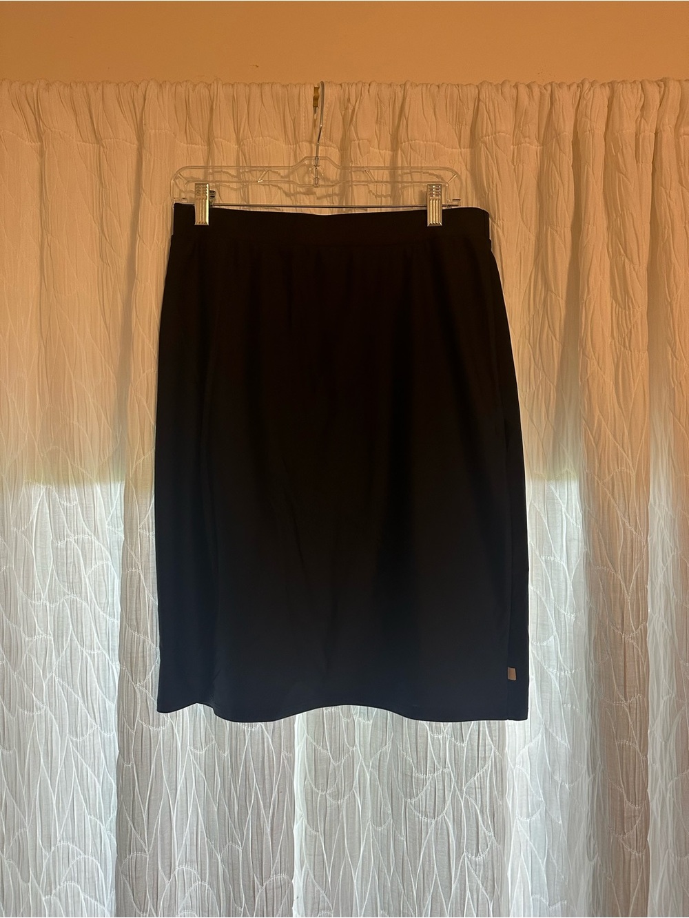 Sweet Lemon Thyme Swim Skirt 23” Women’s Black Midi Skirt